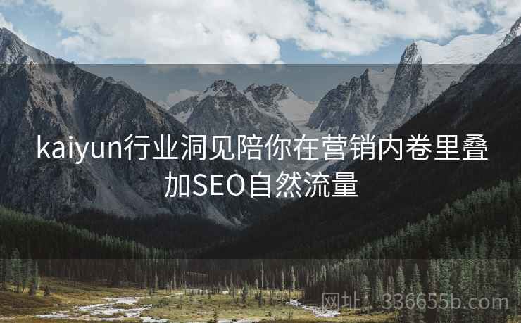 kaiyun行业洞见陪你在营销内卷里叠加SEO自然流量