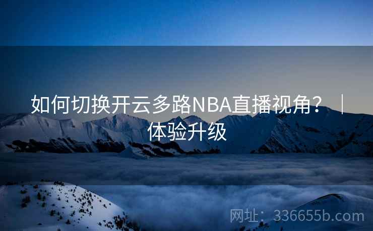 如何切换开云多路NBA直播视角?|体验升级 如何切换开云多路NBA直播视角?|体验升级