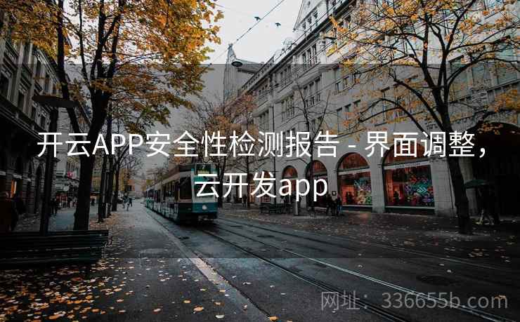 开云APP安全性检测报告 - 界面调整，云开发app