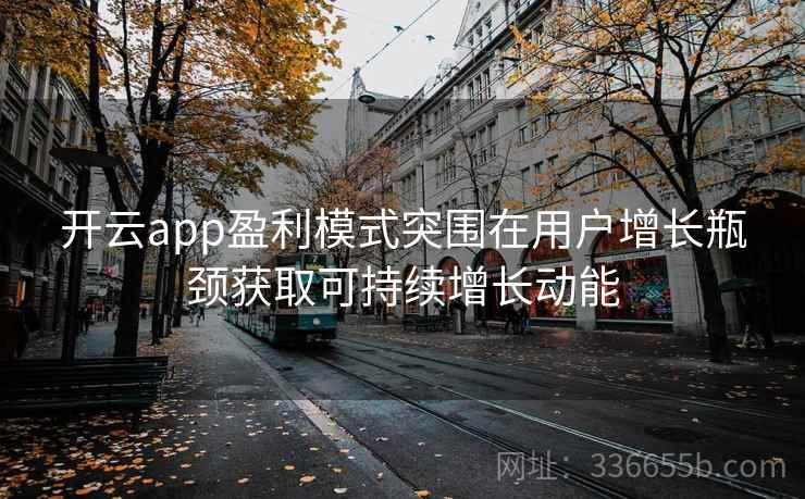 开云app盈利模式突围在用户增长瓶颈获取可持续增长动能 开云app盈利模式突围在用户增长瓶颈获取可持续增长动能