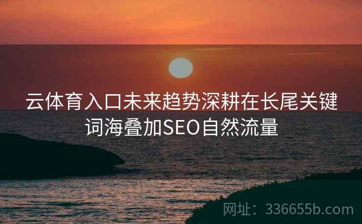 云体育入口未来趋势深耕在长尾关键词海叠加SEO自然流量