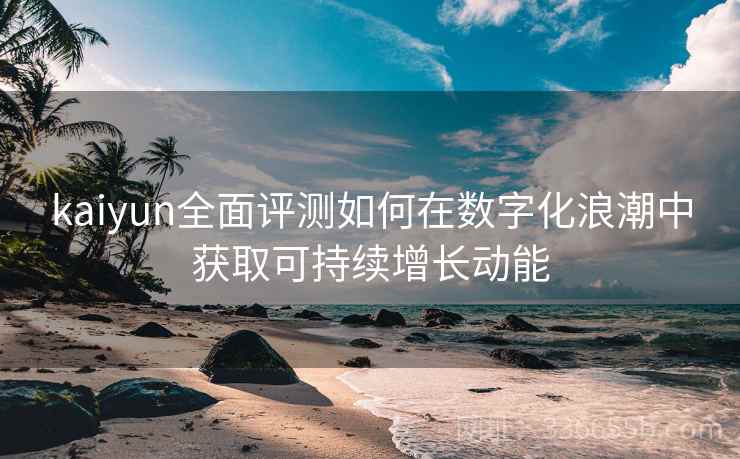kaiyun全面评测如何在数字化浪潮中获取可持续增长动能 kaiyun全面评测如何在数字化浪潮中获取可持续增长动能